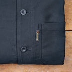 Veste boutonnée noire Le Laboureur