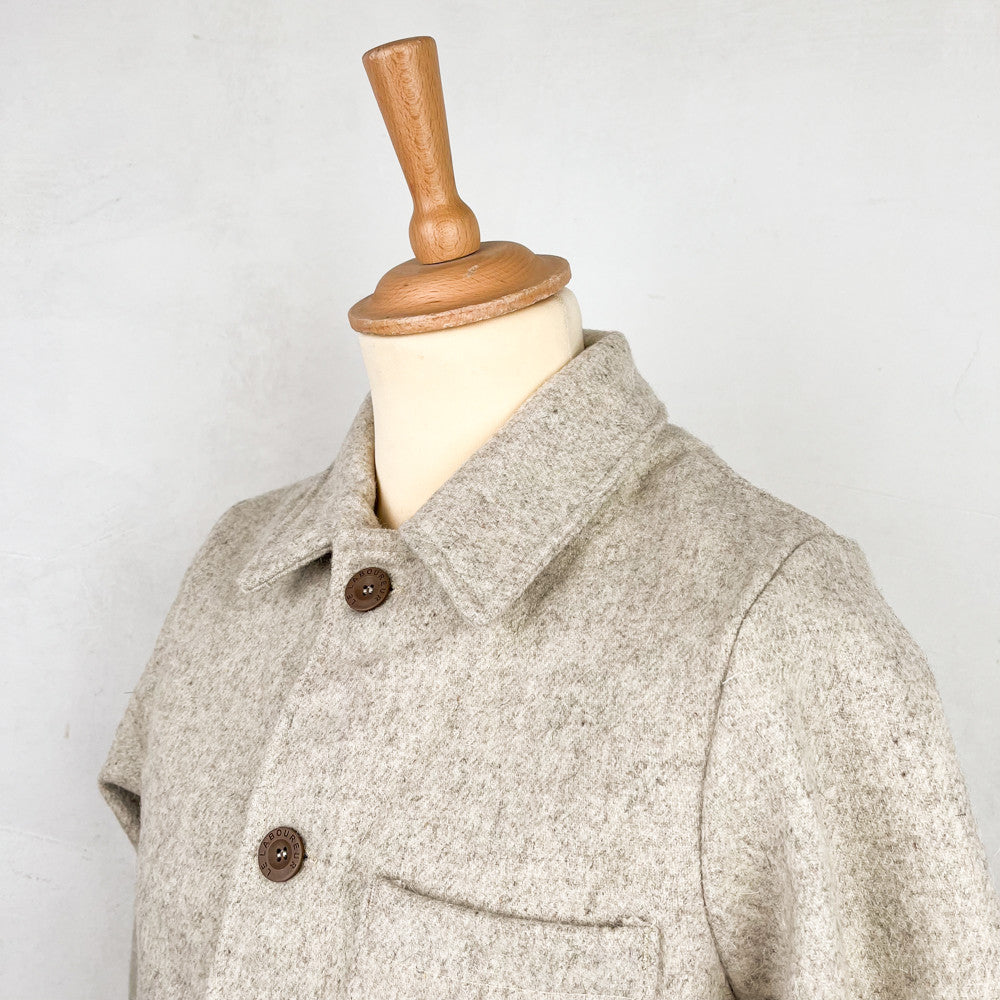 Veste en laine écrue Le Laboureur