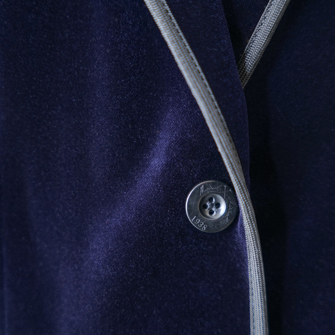 Veste Gardian Femme Velours Bleu