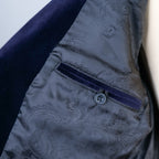 Gardian women's blue velvet jacket