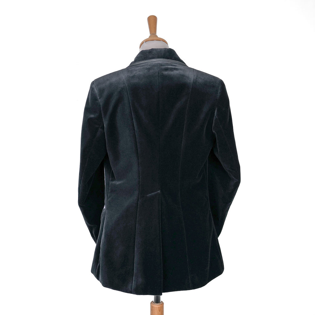 Veste Gardian Femme Velours Palatine Noir