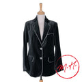 Veste Gardian Femme Velours Noir