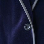 Veste Gardian Homme Velours Bleu