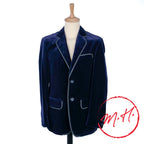 Veste Gardian Homme Velours Bleu