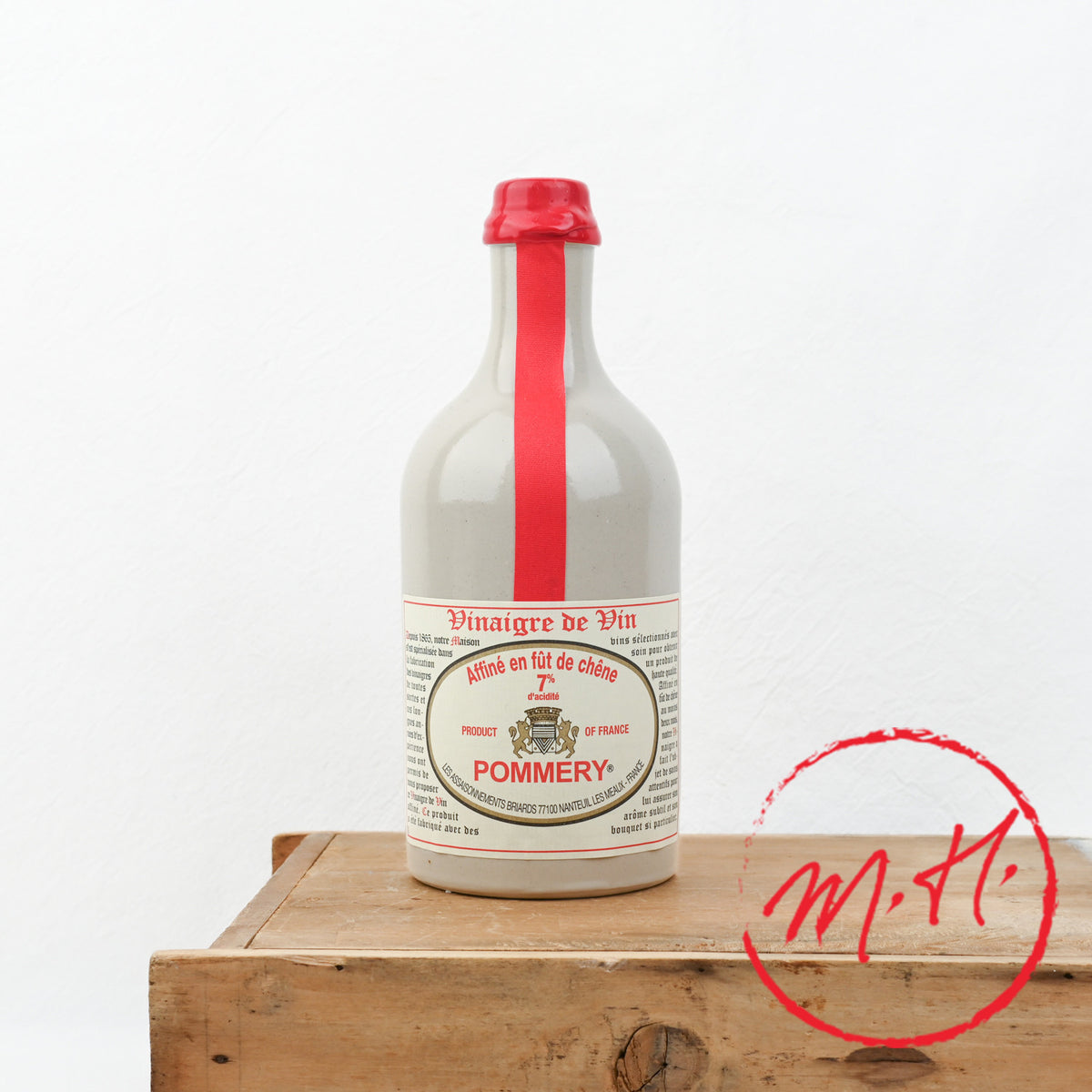 Vinaigre de vin affiné en fût de chêne 7°