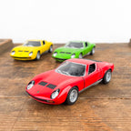 Voiture Lamborghini Miura miniature en métal