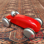 Voiture speedster en bois rouge